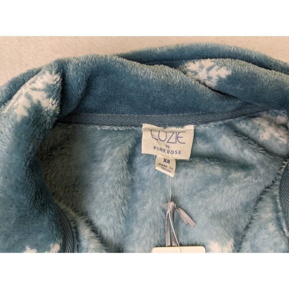 COZE BY PINK ROSE - WOMEN'S SOFT FLEECE 1/4 ZIP PULLOVER SWEATER - SIZE XS - Picture 5 of 9